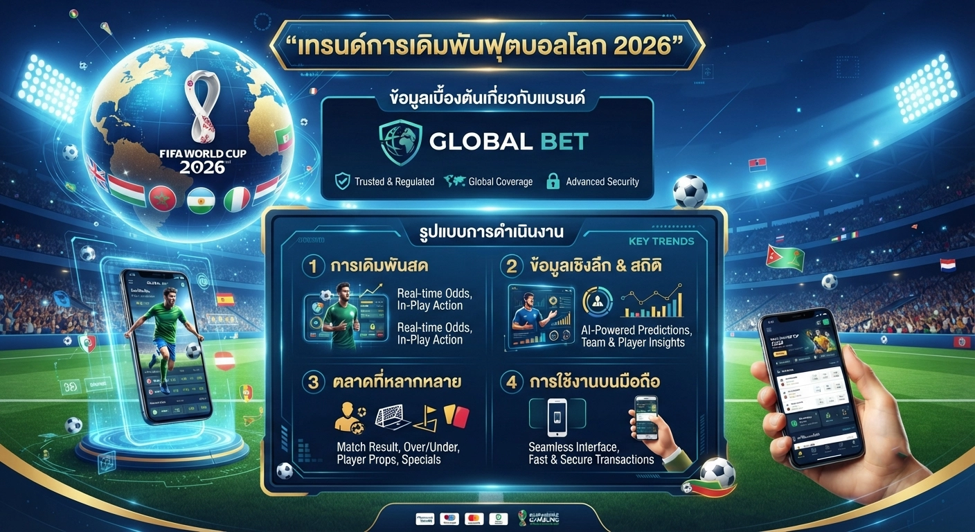 เทรนด์การเดิมพันฟุตบอลโลก 2026